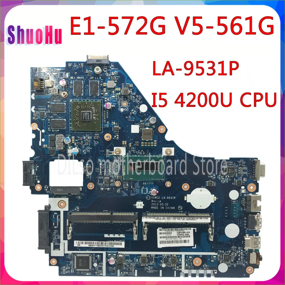KEFU E1-572G материнская плата для Acer E1-572 V5-561G V5WE2 LA-9531P I5-4200 CPU HD 8750M протестированная