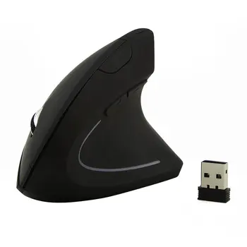 

Wireless Mouse Ergonomic Optical 2.4G 800/1200/1600DPI Colorful Light Wrist Healing Vertical Mice with Mouse Pad Kit for PC USB