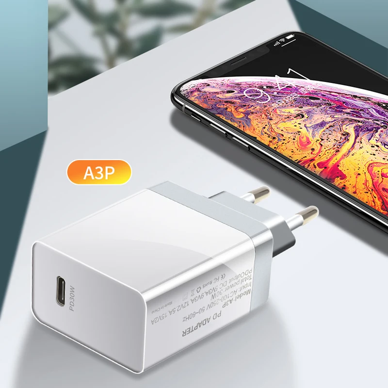 AIXXCO быстрое зарядное устройство 4 0 3 QC PD 30 Вт QC4.0 QC3.0 USB Type C устройство|Зарядные