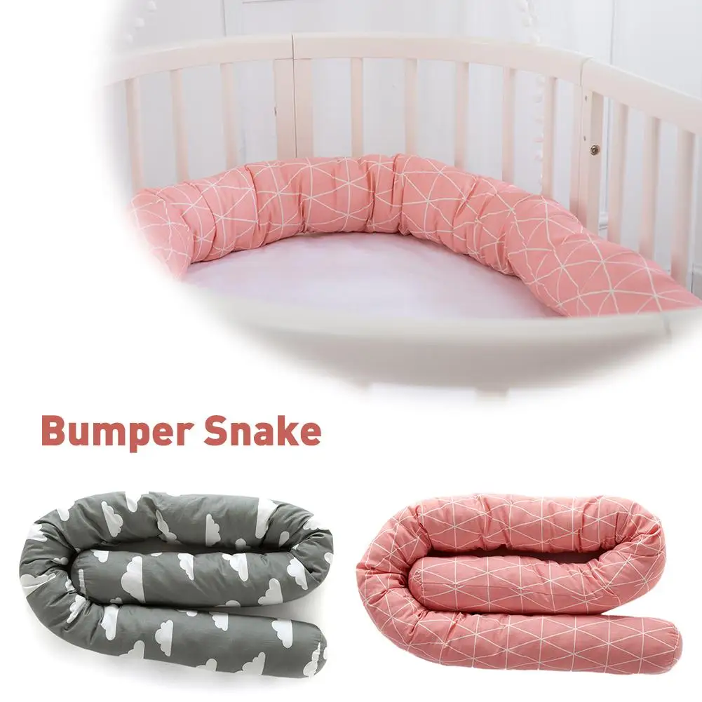 Бампер для детской кроватки для новорожденных, бампер для детской кроватки, хлопковая подушка для детской комнаты, украшение для детской