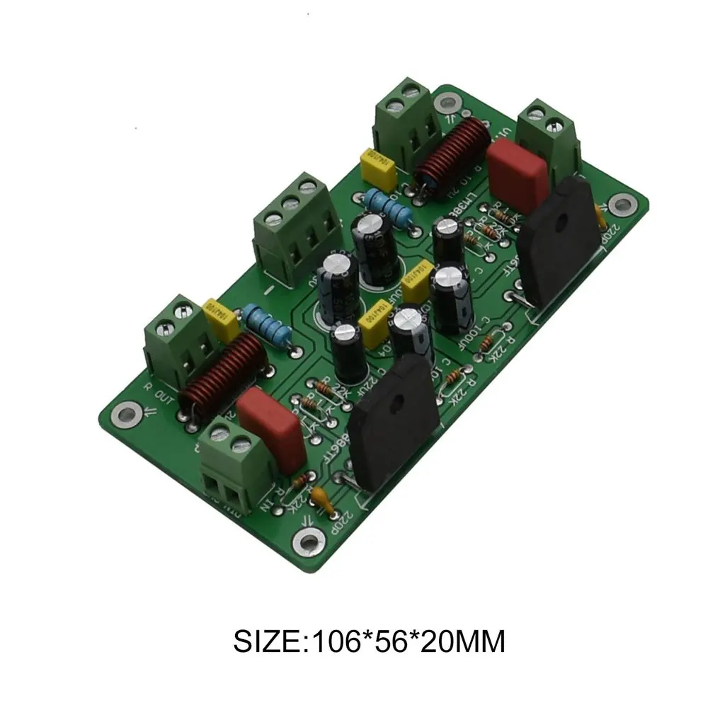 Собранный 68 Вт+ 68 Вт HiFi LM3886TF стерео усилитель платы 50Wx2/38Wx2 J6S9