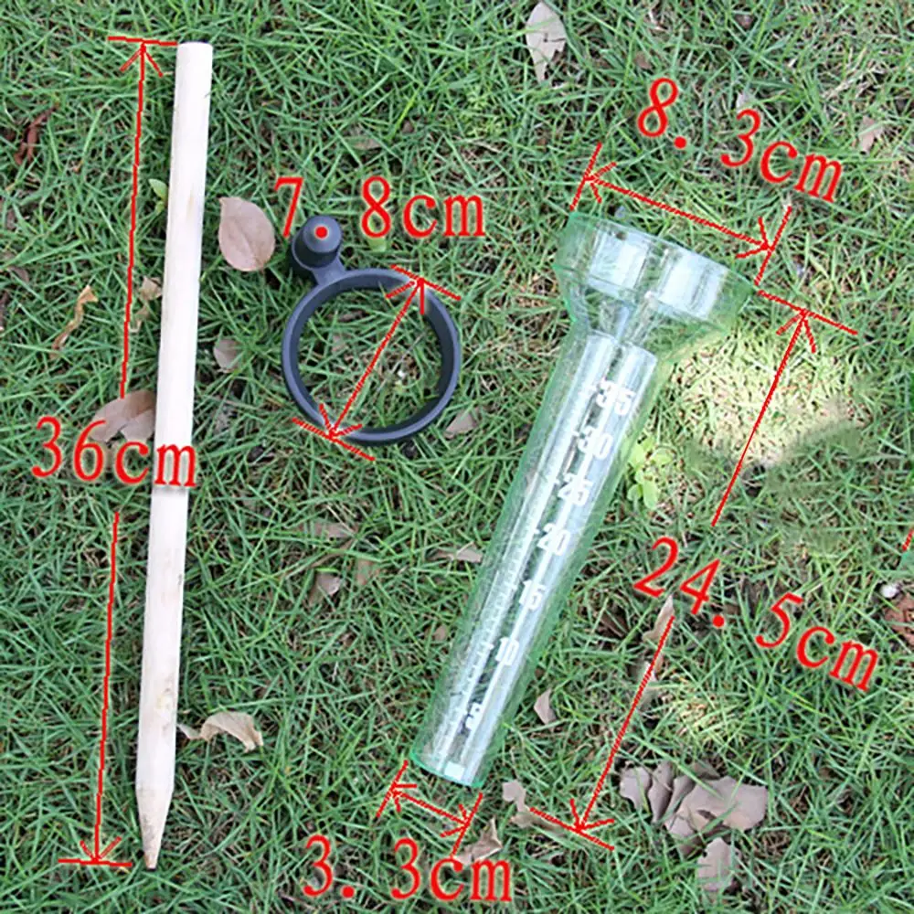 Polystyrene Rain Gauge Up To 35mm Measurement Tool For Garden Water Ground For Garden, Outdoor, Farmer