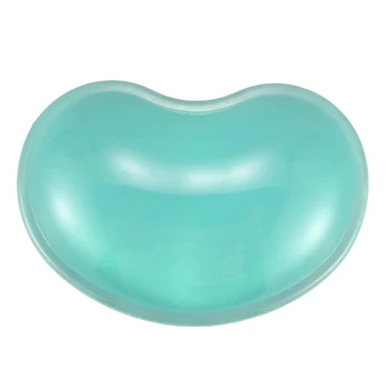 

Clear Green Soft Heart Shape Gel Wrist Rest Computer Laptop Mouse Pad