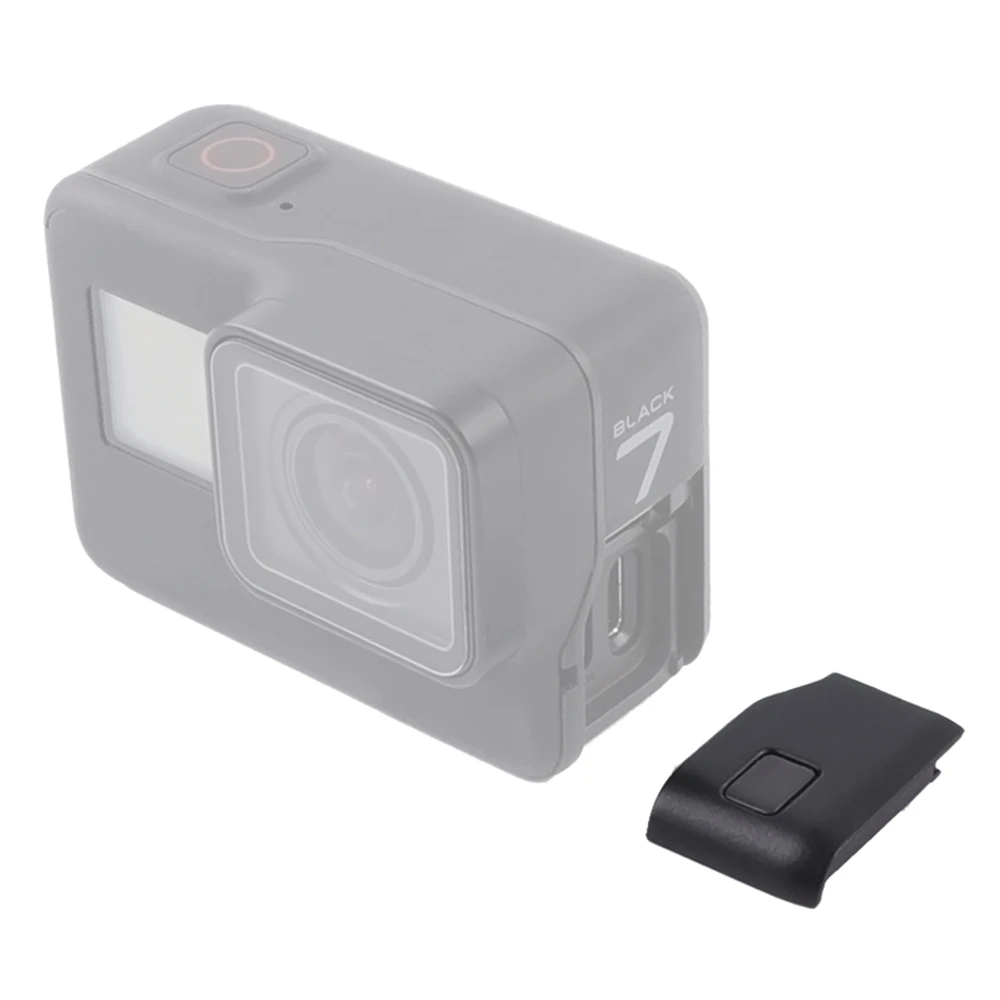 For GoPro HERO 7 Black Side Interface Door Cover Repair Part for HERO7 White Hero5 Data Port Cover Replacement for Hero9 Black