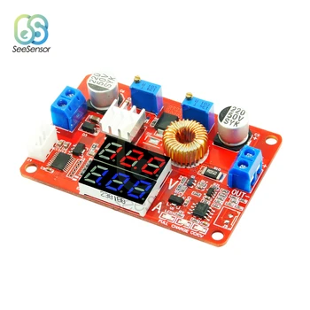 

5A 75W DC-DC Adjustable Step-down Charger Module CC/CV Power Module Buck Converter LED Driver Voltmeter Ammeter