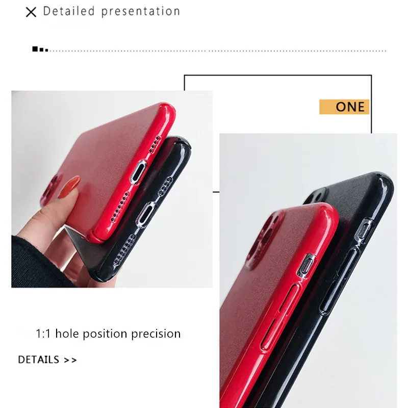 Luxury Matte Hard Case For iphone 11 Pro X XS Max XR 6 6s 7 8 Plus Cover Fashion colors Full Cover case For iphone 11 Boys Girls