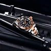 PAGANI DESIGN New Rose Gold Ceramic Bezel GMT Watch Luxury Sapphire Glass Automatic Watch Stainless Steel Men's Mechanical Watch 3