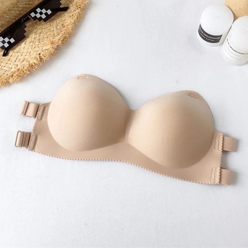 EFINNY Summer Fashion Bra Seamless Wire Free Strapless Bras Breathable Sexy Lingerie Invisible Bras For Women
