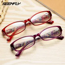 Seemfly женские очки для чтения анти Синие лучи модные маленькие квадратные рамки пресбиопические очки ретро женские очки