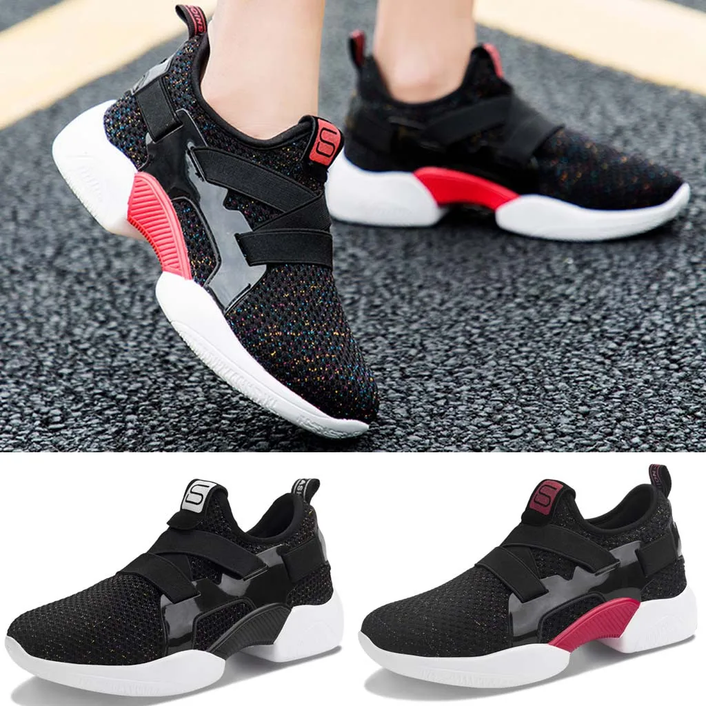 Осенняя модная Женская теннисная обувь женская повседневная дышащая сетчатая на