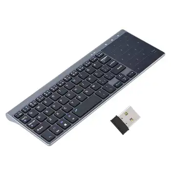 

2.4G USB Wireless Keyboard with Touchpad 59 Keys Mini Portable Slim Keypad for Tablet Notebook Computer TV Box