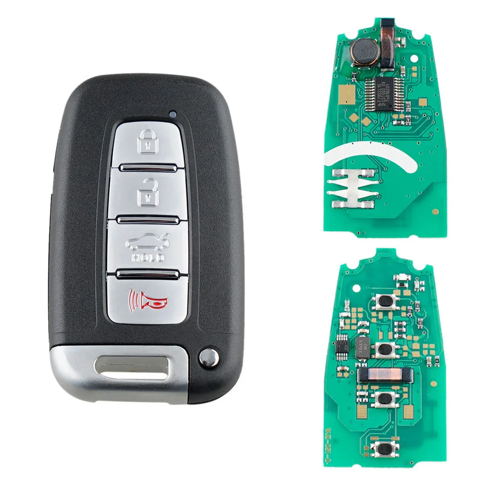 4 кнопки дистанционного Smart Key для Azera Elantra Equus Genesis Veloster Tucson Sonata FCC ID SY5HMFNA04 315 МГц