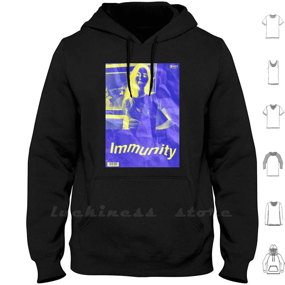 Clairo: Immunità Felpa Con Cappuccio Manica Lunga Clairo Clairo Immunità Immunità Hot Cheetos Pretty Girl Claignill Dj