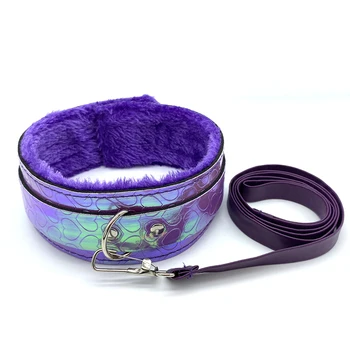 SMLOVE  Sex Handcuffs Nipple Clamps Rope BDSM Bondage Set Dazzling Feather Erotic Sex Toys Whip Collar Gag For Couples Women 3