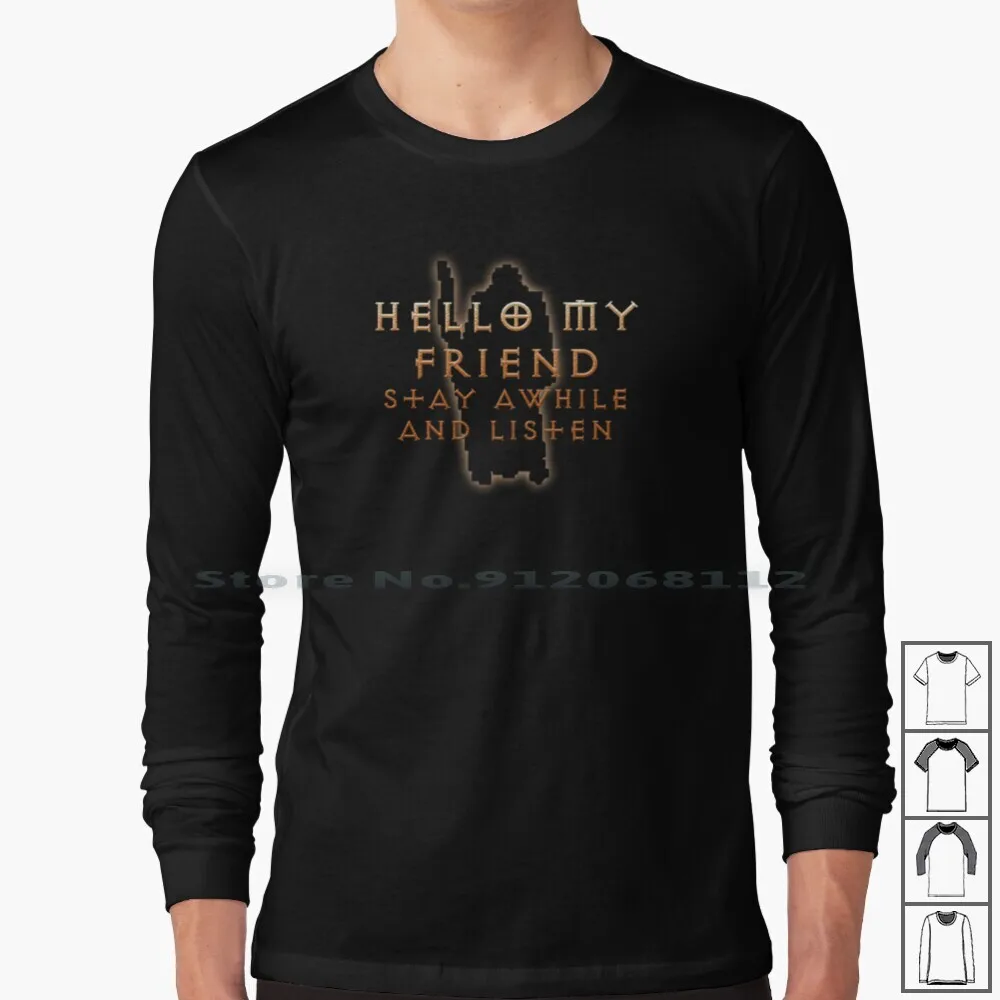 Shirt 100% Cotton Deckard Cain Rpg Hack 