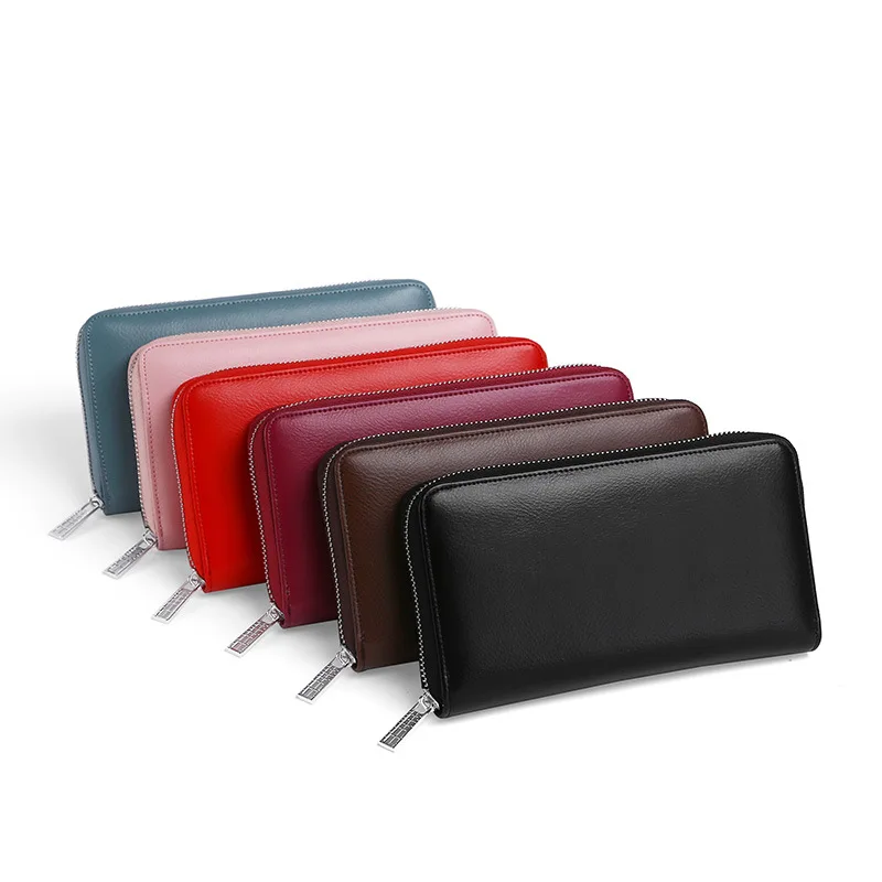 

RFID Anti Theft Wallet Credit Card Wallet Holder Antimagnetic Cards Holder Wallet Business Long Section Wallet Organ Bag