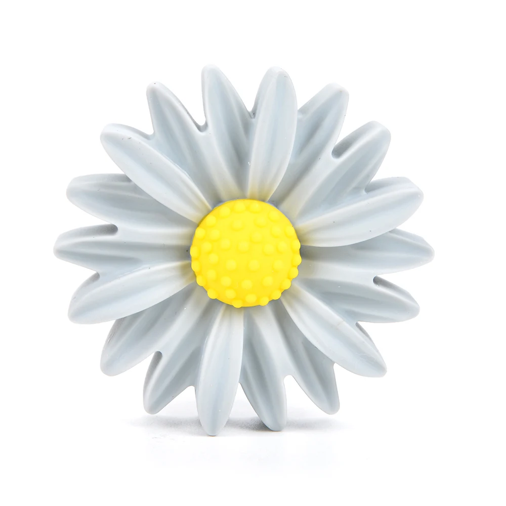 LOFCA 10pcs Baby Silicone Daisy Clip Baby Oral Care Pacifier Clip Holder baby silicone teether clip Pacifier Chain Accessories