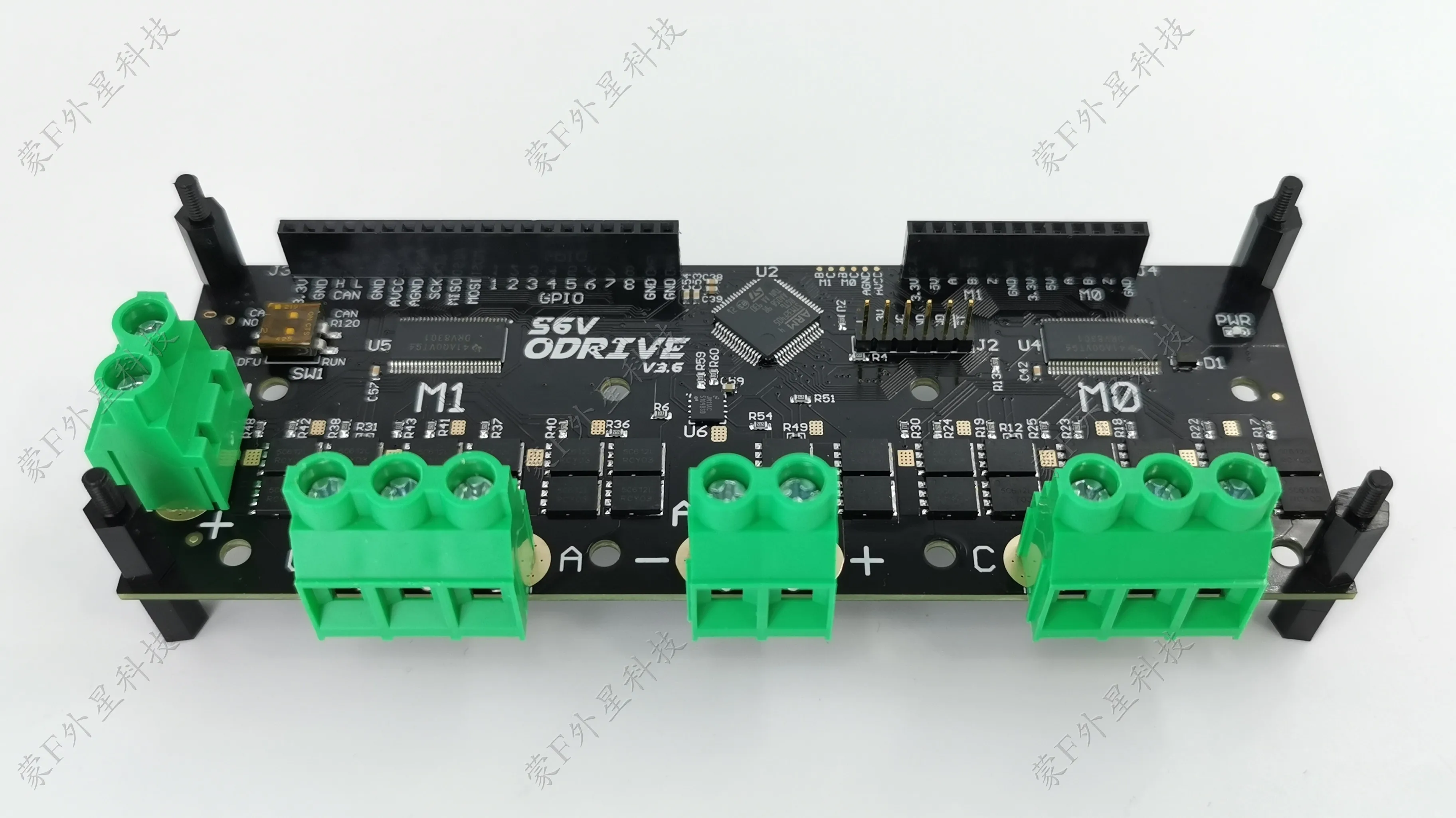 US $136.50 ODrive V36 V35 Brushless Servo Dual Motor Controller BLDC FOC VESC AGV Development Board