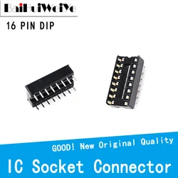 30 PÇS/LOTE DIP16 16PIN 16P DIP SIP IC Sockets Adaptor Solda Tipo de Socket IC Tipo de Soquete 2.54 MILÍMETROS
