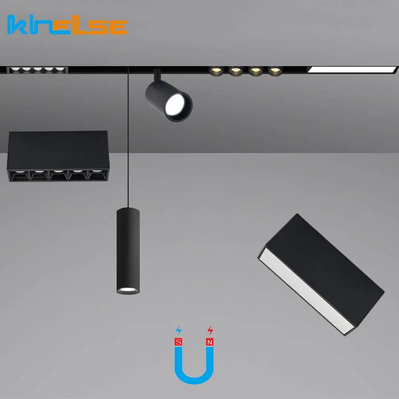 ในร่ม Track Lighting โคมไฟ Linear เพดานโคมไฟติดตั้ง10W 15W 20W