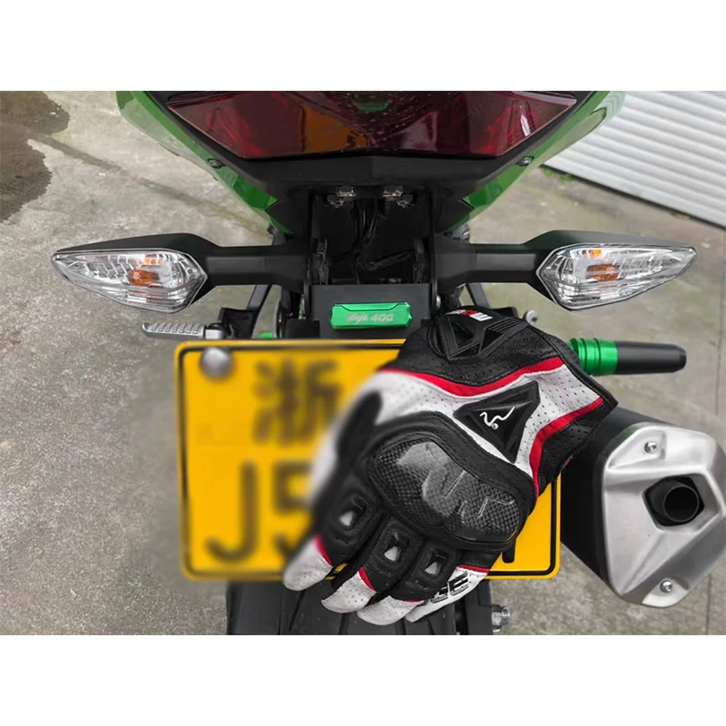 CNC Tail Tidy Fender Eliminator Registration License Plate Holder For KAWASAKI 2018 2019 2020 Ninja 250 400 Z250 Z300 Z400 Z 40011