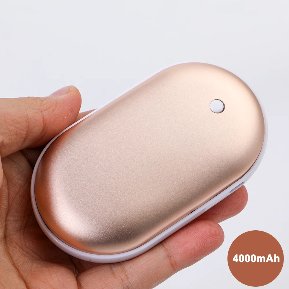 G246761 5200 мАч 5 в милый ручной подогреватель USB Перезаряжаемый СВЕТОДИОДНЫЙ Электрический подогреватель для рук удобный долговечный Мини карманный подогреватель для рук - Цвет: G246761