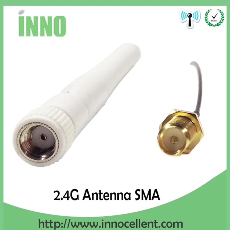 2.4GHz antenna PBX wifi RP-SMA Male Connector 3dBi Wi fi 2.4 ghz Antena 2.4 GHz IPX to RP-SMA Male Extension Pigtail Cable