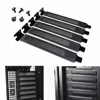 5Pcs PCI Slot Cover Dust Filter Cleaner Blanking Plate Hard Steel Black w/ screws for computer accessories Chassis Frame pc ► Photo 2/6