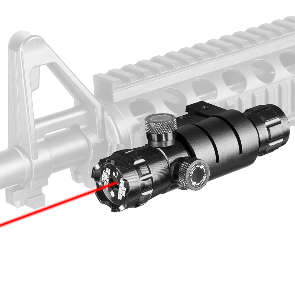 Tactical Laser Pointer Mount Green Red Dot Laser Sight Rifle Hunting Scope 20mm Airsoftsport Rail Barrel Pressure Switch Mount
