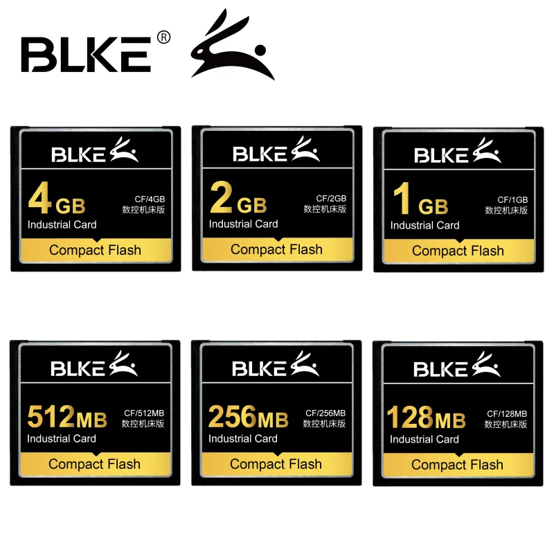 BLKE CF card 4GB 2GB 1GB 512MB 256MB 128MB Industry Memory card for CNC fanuc OI MD Advertising machine Mitsubishi M70 robot
