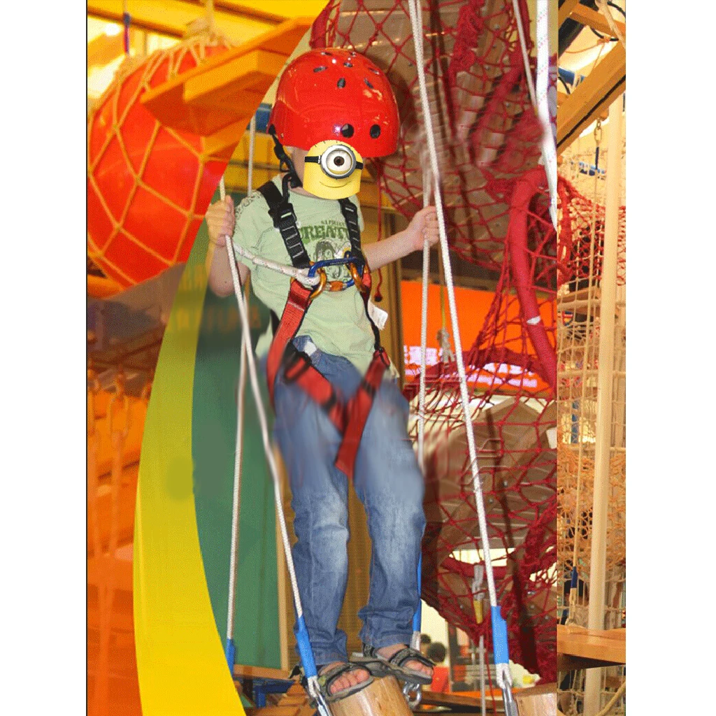 Adjustable Child Kids Safety Harness Seat Sitting Bust Belt For Rock Climbing Rappelling Mountaineering Working