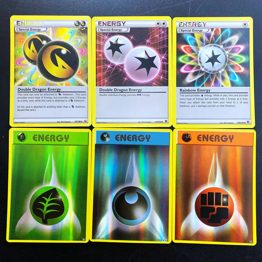 20pcs Pokemon Energy Cards Box Display English Version Pokémon Shining Cards  Playing Game Collection Booster Kids Toy Gift - Game Collection Cards -  AliExpress