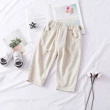 Детская одежда в Корейском стиле; коллекция года; сезон осень; стиль; одежда для маленьких детей; Рабочая одежда для маленьких детей; брюки; можно открыть; детская сковорода