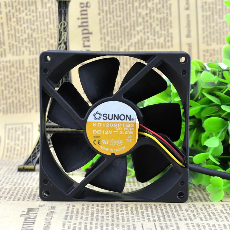 KD1209PTB2 9 см 9025 12V 2,4 W защиты электродвигателя Вентилятор охлаждения