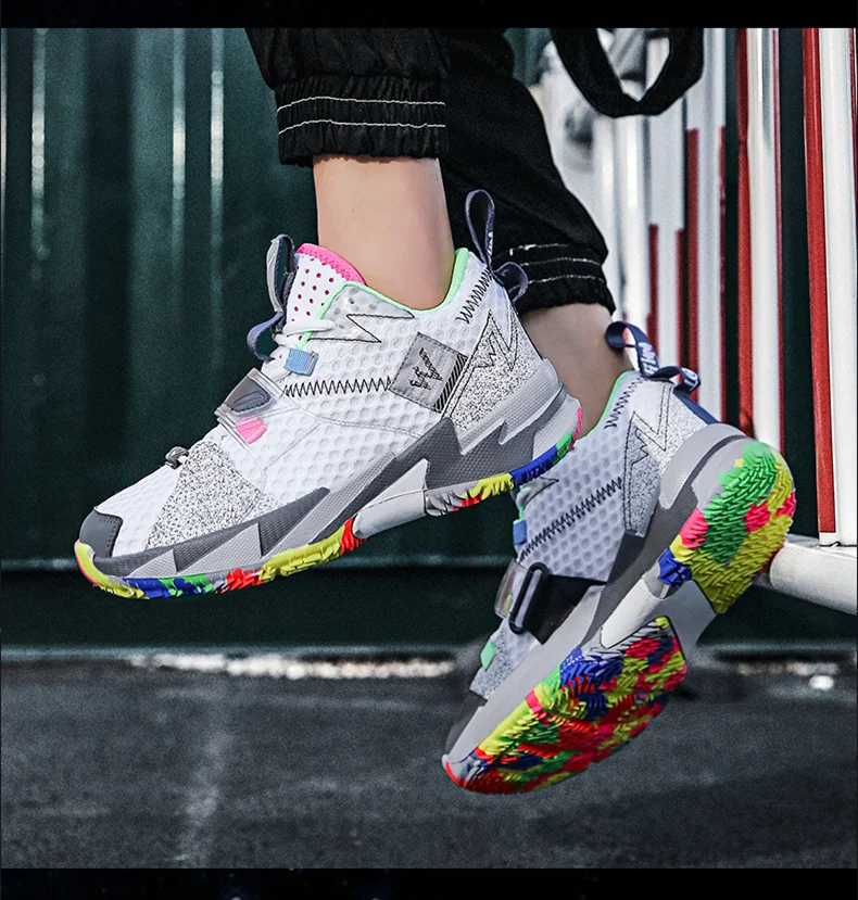 Dominant Rainbow Sneakers – SpringLime