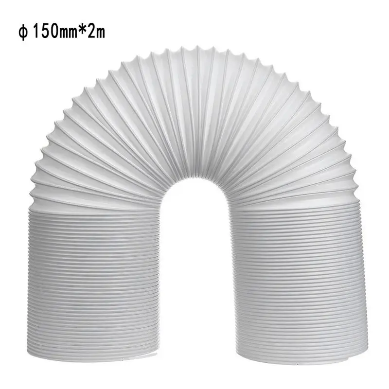 13/15cm Diameter Flexible Portable Air Conditioner Exhaust Pipe Vent Hose Tube Duct Outlet Free Extension - Цвет: D