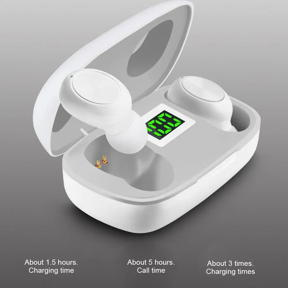 

Waterproof LED Display Bluetooth Earphone True TWS V5.0 Wireless Headphones Earbuds with Mic For iPhone Huawei Samsung Headsets