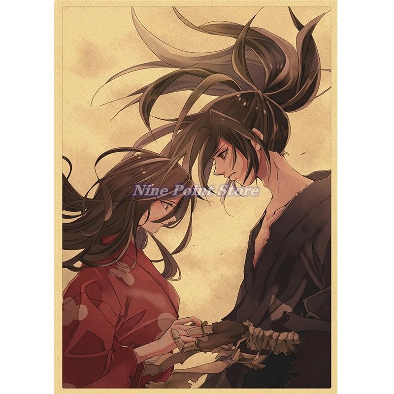 Dororo TV Anime Kraft Paper Wall Pictures For Living Room Bedside Background Vintage Posters Home Decor Wall Stickers