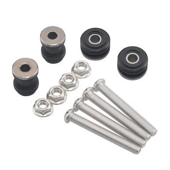 

Detachable Docking Hardware Sissy Kit　 Bar Silver Steel + Chrome Plated