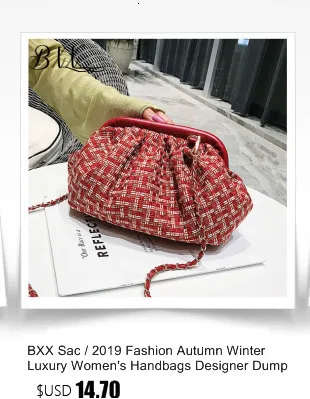 BXX Sac/ модные осенне-зимние роскошные женские сумки, дизайнерская сумка через плечо из натуральной кожи 19K-a202