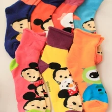 IVYYE/Микки и Минни, пришельцы, модные, японские, аниме, теплые носки, повседневные, длинные, зимние,, для женщин, девушек, хлопковые, новые