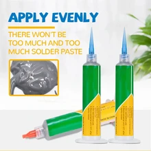 

Syringe Liquid Flux Soldering Paste Tin Cream Welding Repair Rework Tool Medium Temperature Needle Tube Solder Tin Paste Dropshi