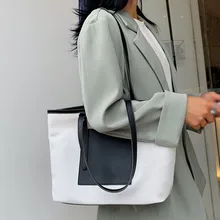 Сумка-тоут, Женская Холщовая Сумка, простая сумка для покупок, повседневная сумка на молнии, Большая вместительная сумка через плечо, сумка для путешествий, многоразовая, 30H