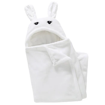 

Autumn Winter Warm Soft Receiving Blankets Hooded Baby Cartoon Swaddle Blanket Quilt Perfect High Quality Baby Shower Swaddles