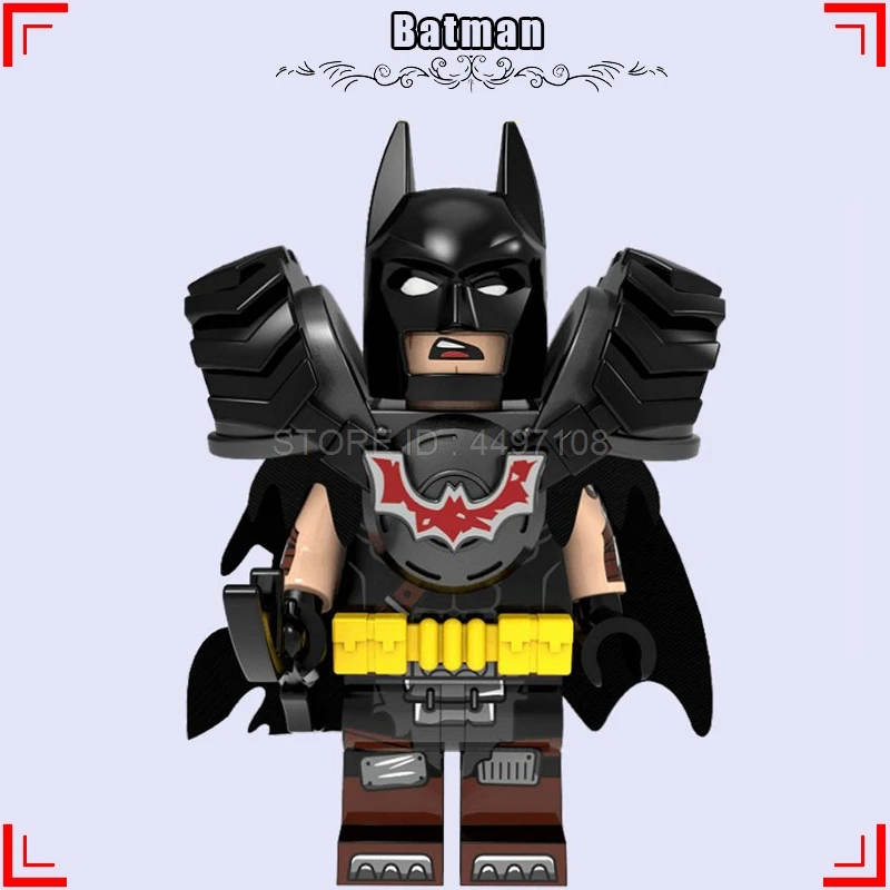 Batman Legends of Tomorrow DC tv персонаж фильма Atom Firestorm Hawkgirl белый канарейский Бэтмен Готэм город детские игрушки строительные технические блоки - Цвет: Batman