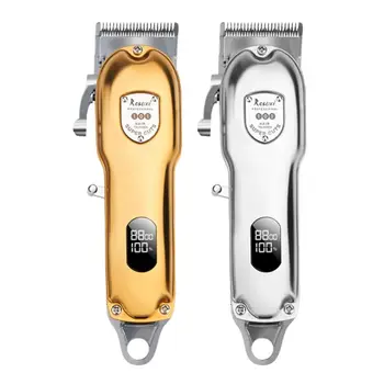 

Electric Hair Clipper Portable Barber Trimmer Rechargeable Cordless Haircut Machine LCD Screen Battery Power Display