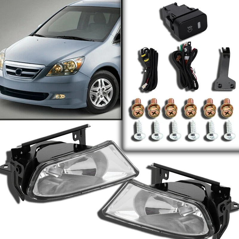 Противотуманные фары с выключателем лампы левый и правый для Honda Odyssey 2005 2006 2007 |