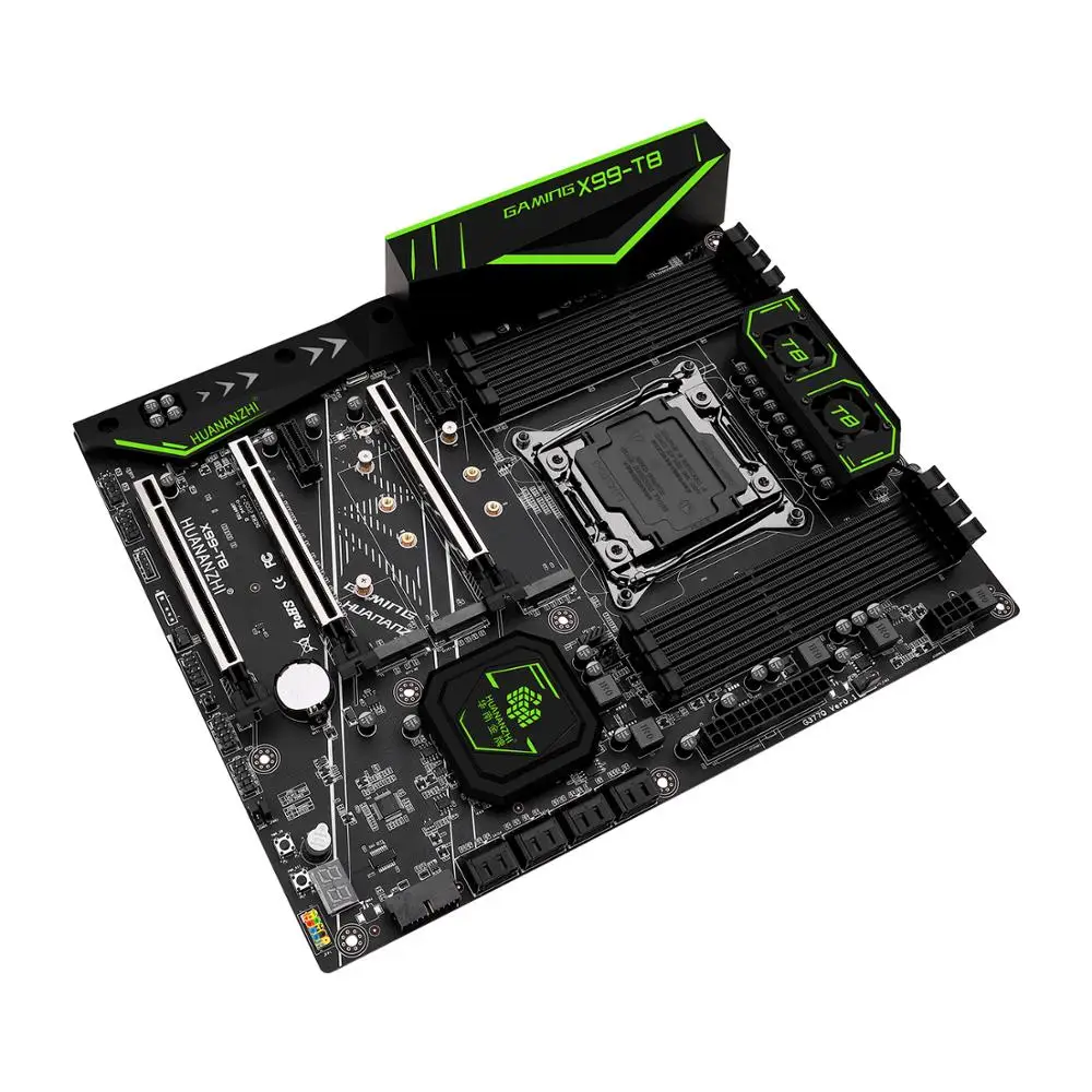 Материнская плата HUANANZHI X99 T8 slot LGA 2011 3 USB3.0 NVME M.2 SSD поддерживает память DDR3 REG ECC и Xeon E5