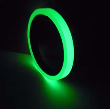 

Luminous Photoluminescent Tape Green Glow in the Dark Sticker Film for Warning Labels( 1cm*10m)