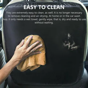 

2PcsCar Seat Back Cover Protector Kick Clean Mat Pad Anti Stepped Dirty For Kids High Quality Material